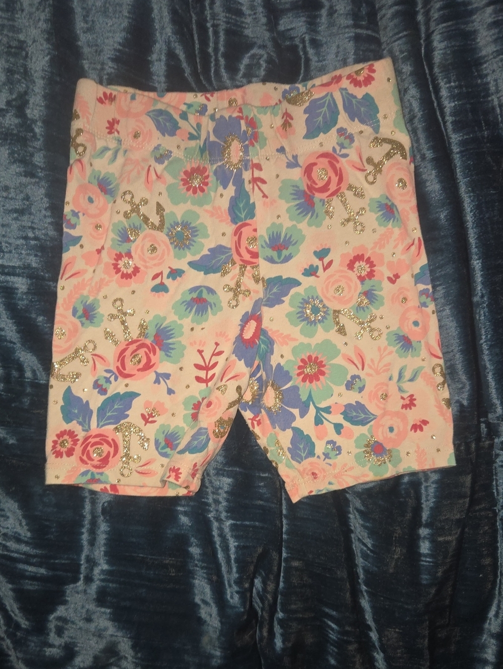 Floral Print Kids Shorts in Pink - Feminine Summer Style
